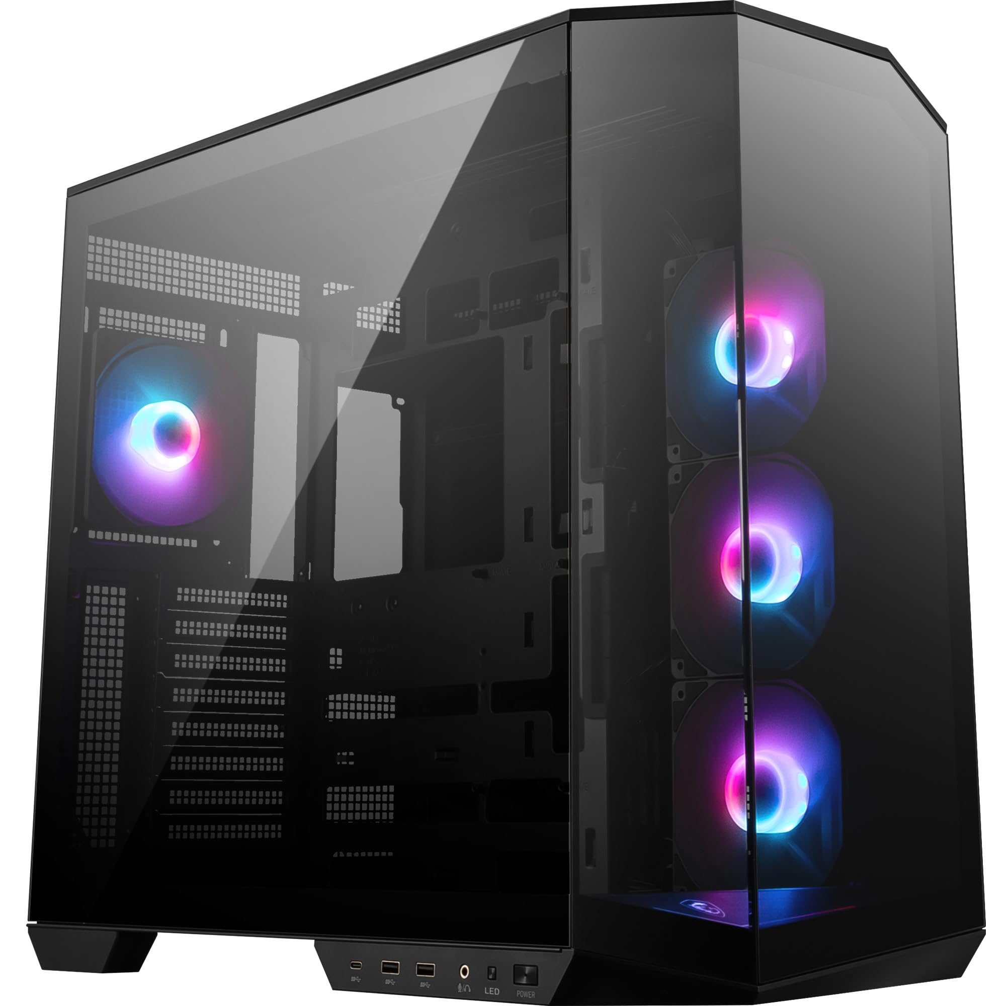 MSI MAG PANO 100R PZ Gaming Case ATX, Micro-ATX and Mini-ITX