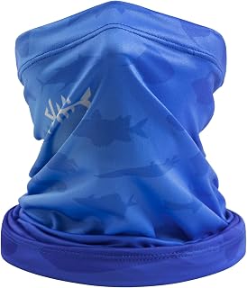 Bassdash Multifunctional Neck Gaiter, Bandana Headband, Headscarf, Face Mask UPF 50+, Multifunctional UV Protection, Magic Scarf, Elastic Headband for Riding Motorcycle Hiking Fishing