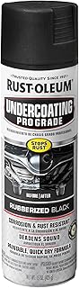 Rust-Oleum Stops Rust Pro Grade Rubberized Black Undercoating Spray | Rust and Corrosion Preventive, Multi-Purpose Automotive Coating, Long-Lasting Durability, Paintable, Fast Dry