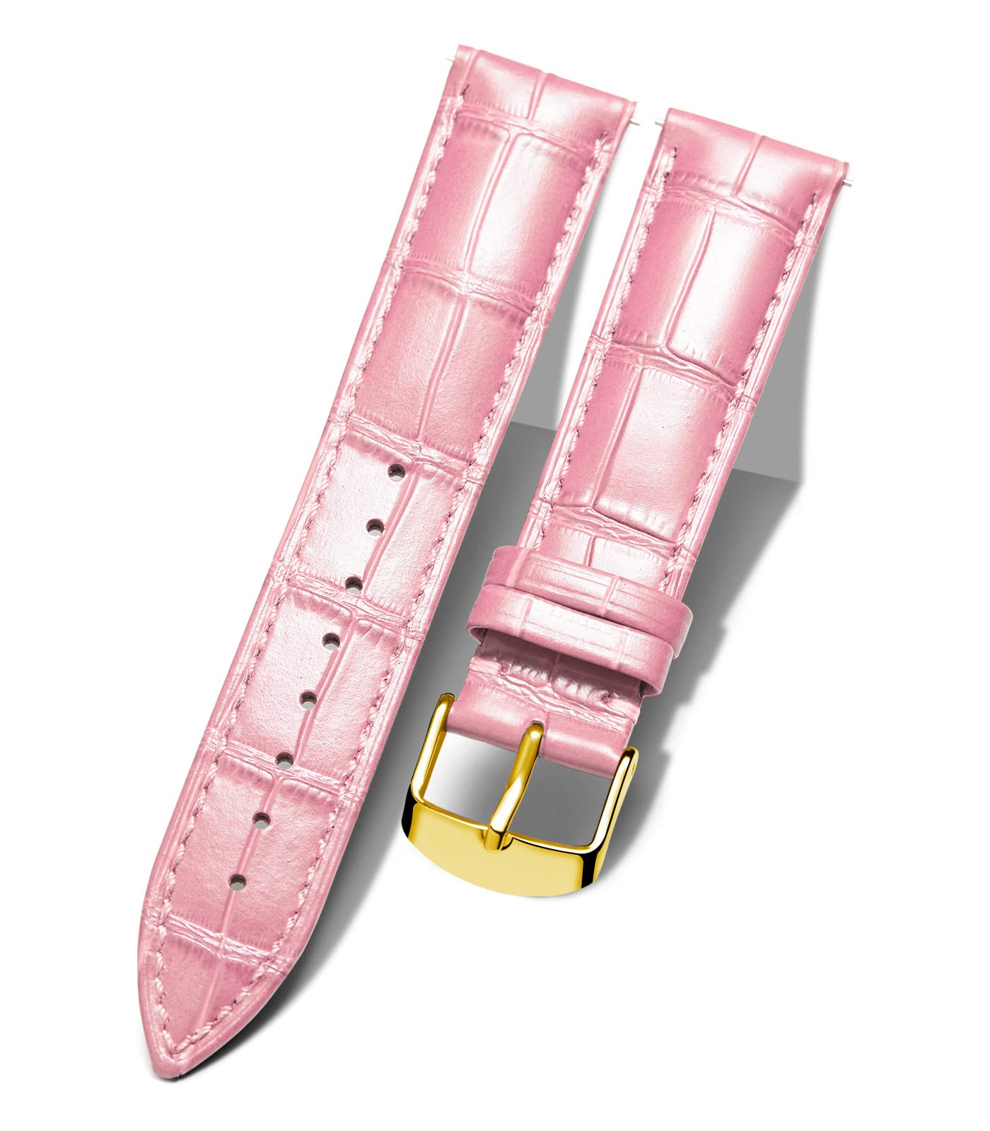 BINLUN Quick Release Leather Watch Straps Replacement Watch Bands Smart Watch St