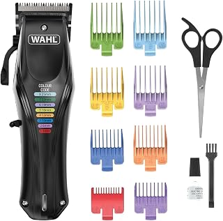 Wahl Color Pro Dog Cat Clipper with Colour Coded Combs