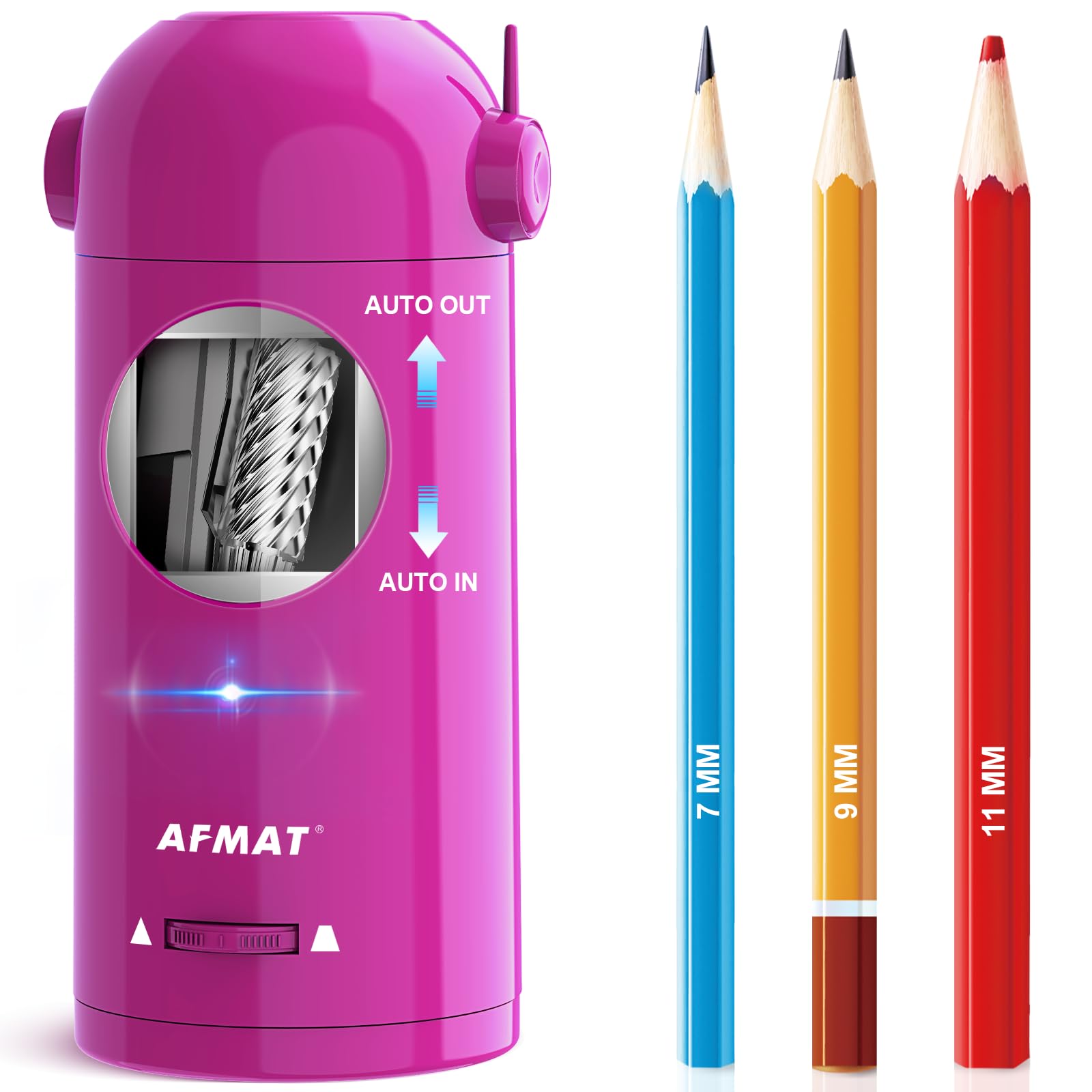 AFMAT PSX5 Electric Pencil Sharpener, Fully Automatic Pencil Sharpener for Class