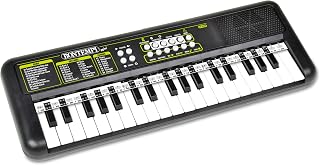 Bontempi Digital Keyboard 37 Keys 3700 15 41 x 15.5 x 4 cm | with 37 keys keyboard, 1.5 cm pitch, headphone jack, pentagram strips, metronome and transposer