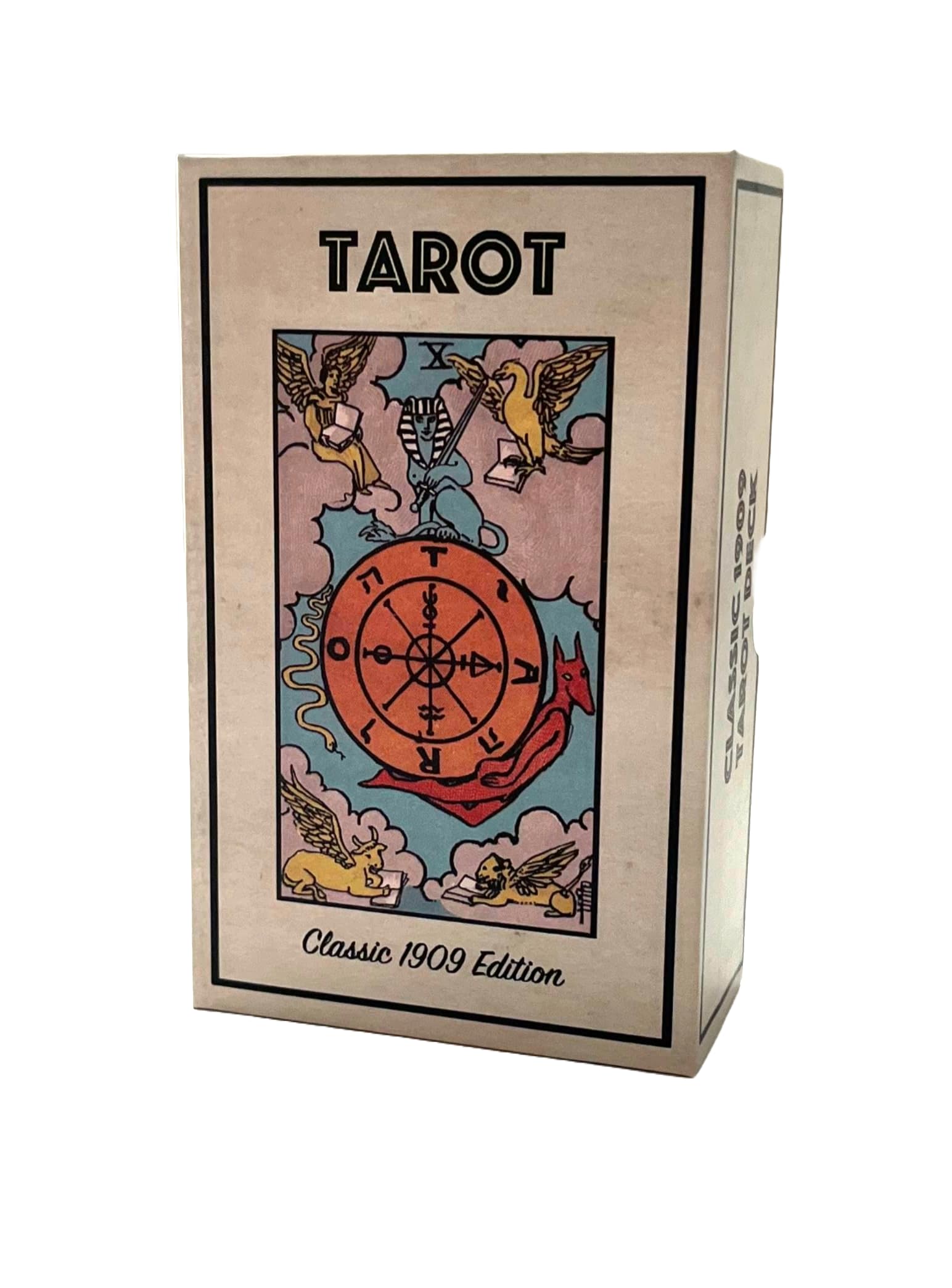 Vieux Monde Express Classic 1909 Tarot Deck – Vintage Reproduction Tarot Cards w