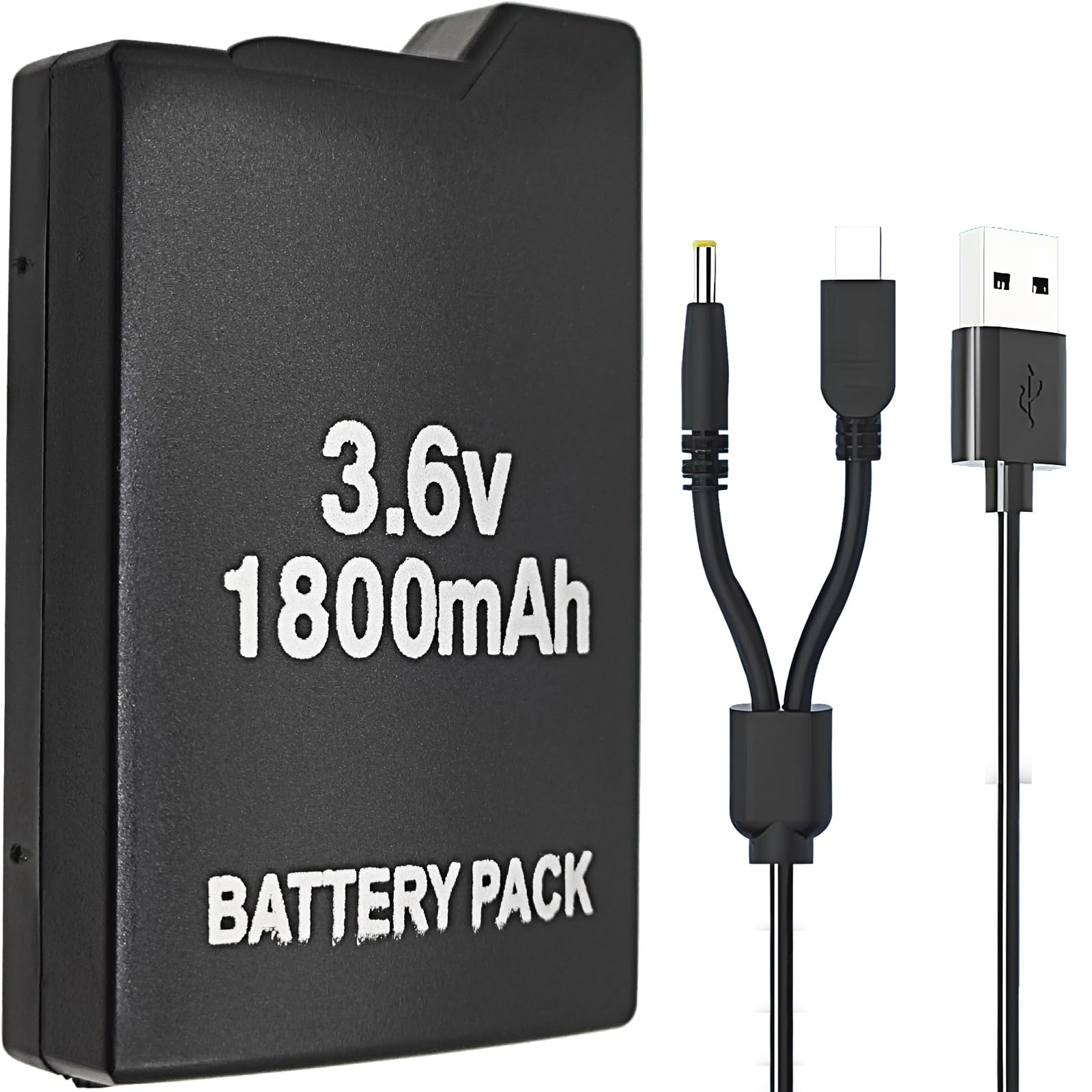 ROYEUEU Battery Pack for Sony PSP 1001 1000 Model PSP-110 110 3.6V 1800mAh | Bat