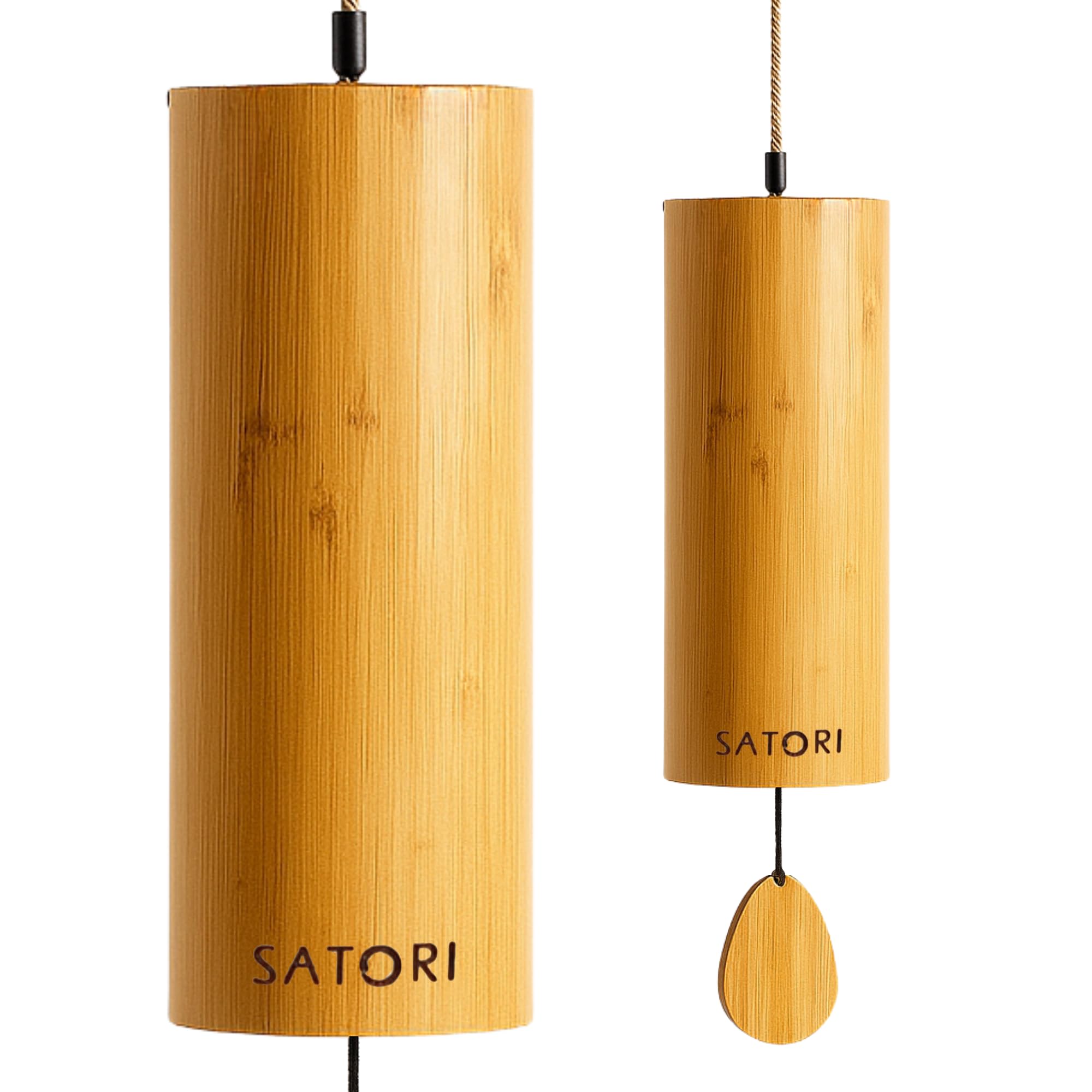Satori Bamboo Musical Wind Chimes, 8-Notes - 4 Seasonal Variants | Indoor & Outd