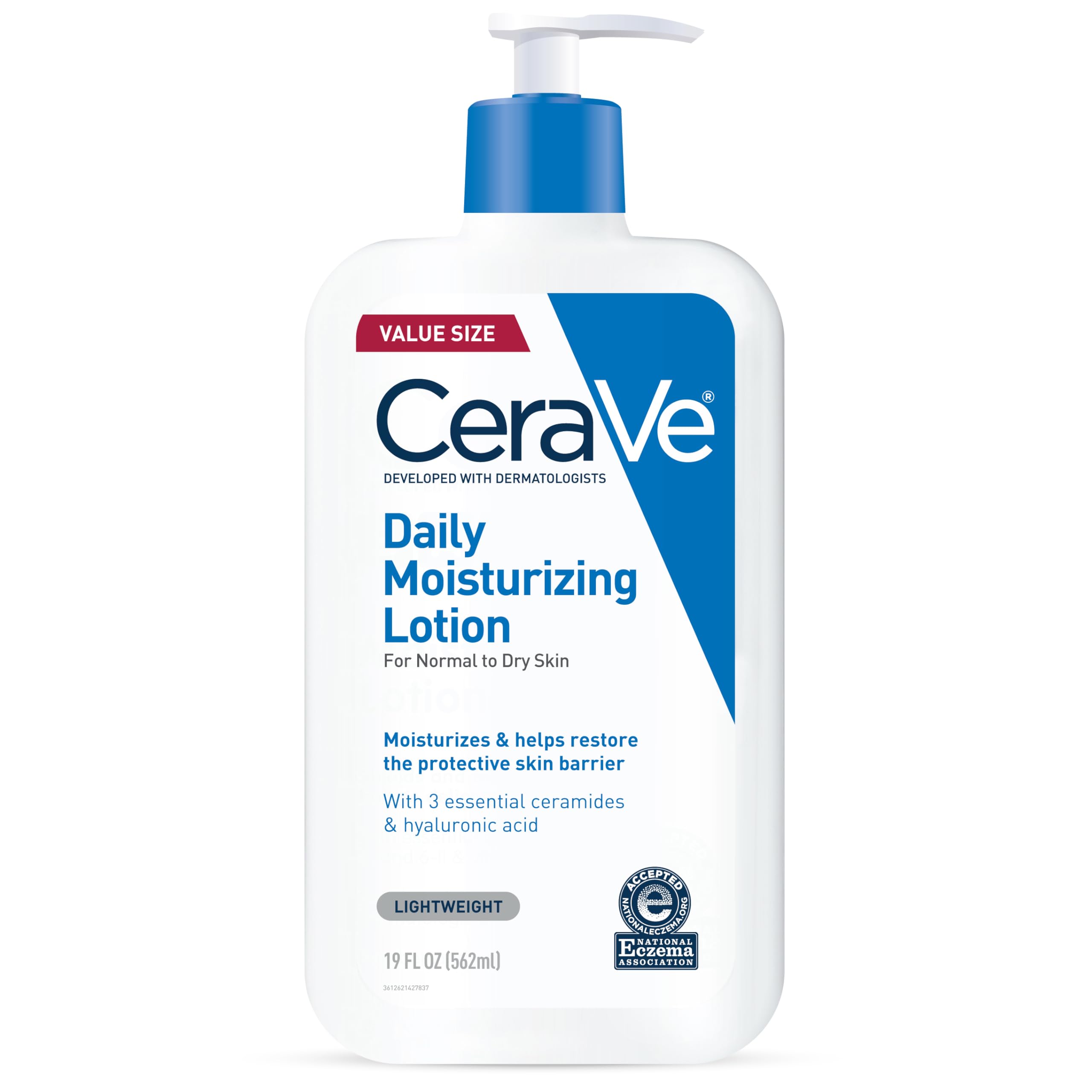CeraVe Daily Moisturizing Lotion, Face and Body Lotion, Skin care, 19oz | Hyalur