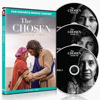 The Chosen: Season 2 Bonus Edition DVD with Over 1-Hour of Extras | 3-Disc Set, Includes Making of Documentary, English and Spanish Audio Dubs, Subtitles, Official 2026 Release