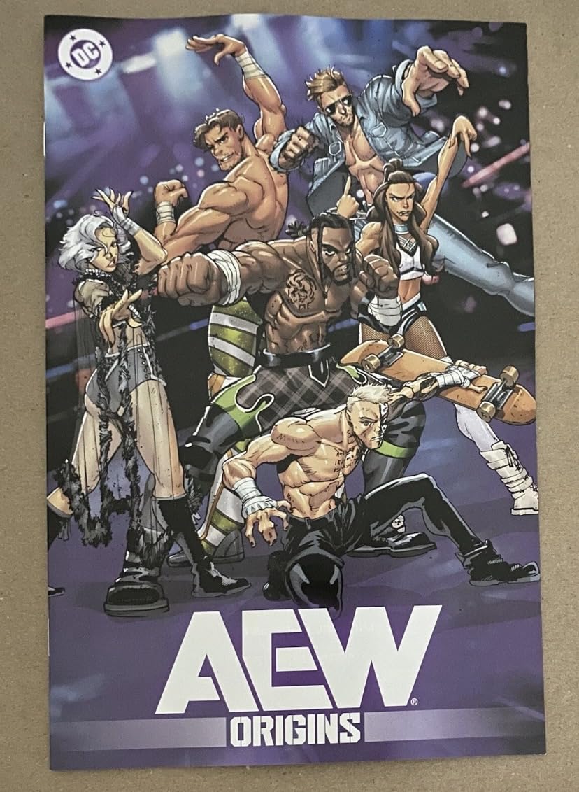 AEW Origins #1 2024 Exclusive Wrestling Variant DC Comic Book NM