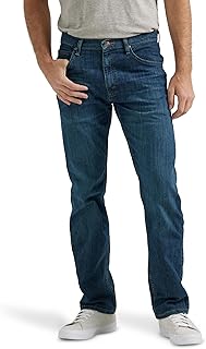 Wrangler - Men's Jeans - Regular Straight Fit - Authentics - Stonewash Mid