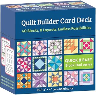Quilt Builder Card Deck: 40 Blocks, 8 Layouts, Endless Possibilities