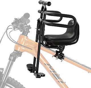 Fediman Front-Mounted Bike Child Seat for Toddlers 2-5 Years – Adjustable Height, Universal Fit for Mountain &amp; Commuter Bikes