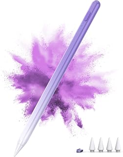 DEGGE Stylus Pen for iPad 2018-2026, 15Mins Fast Charge for Apple Pencil | Palm Rejection, Compatible with iPad A16 11/10/9/8/7/6, iPad Pro M5/M4/12.9"/11", iPad mini 7/6/5, iPad Air M4/M3/M2/5/4/3