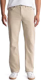 Buffalo David Bitton Mens Non-Denim Straight Leg Six French Terry Pants with Cotton Blend Stretchjeans