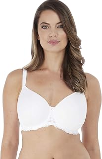 Fantasie Ana Underwire Rebecca Molded Bra with Spacer T-Shirt Bra, Opaque, White, 90G for Women, white, 90J