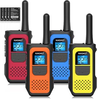 NXGKET Walkie Talkies for Kids Adults, 5km Long Range, Rechargeable