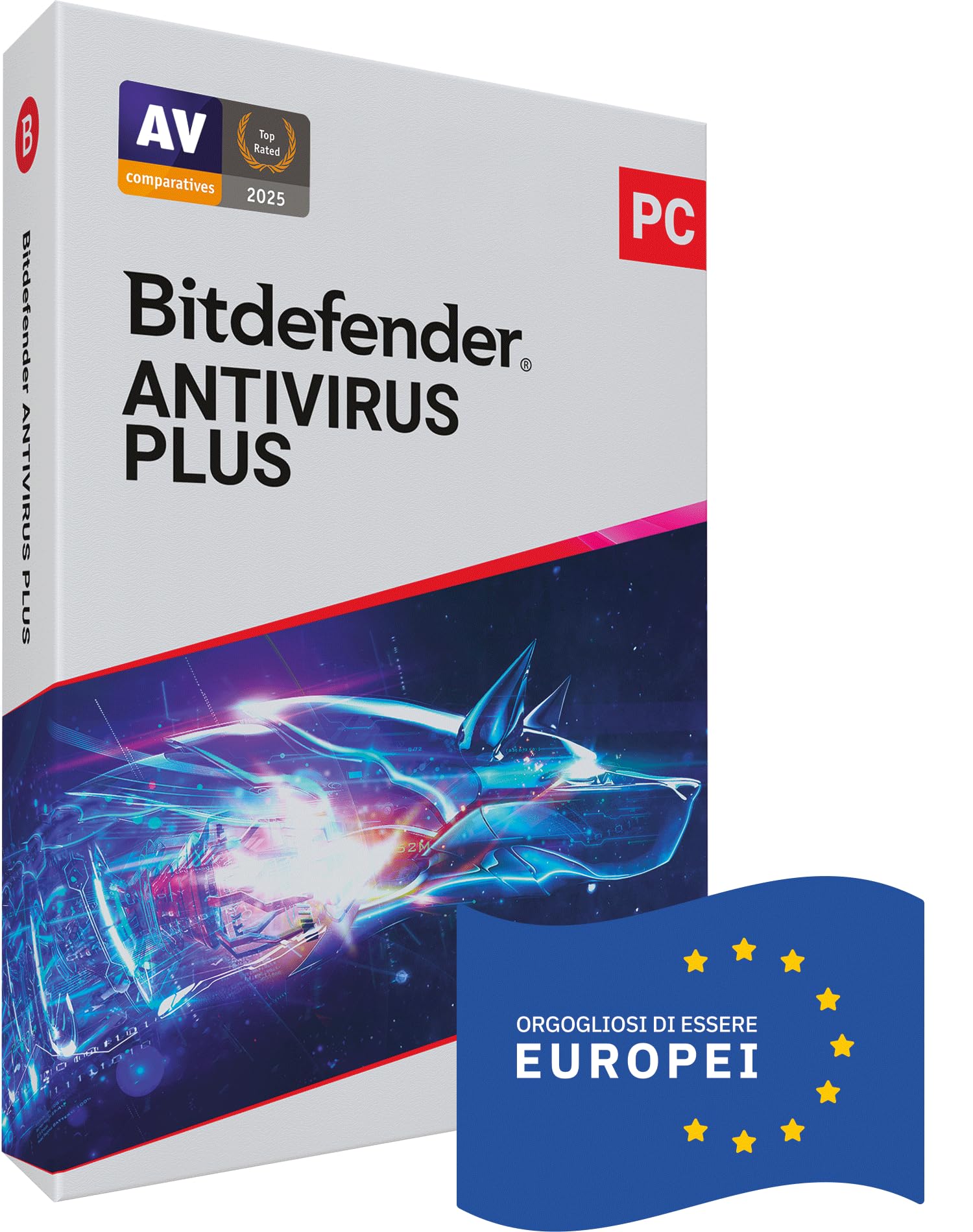 Bitdefender Antivirus Plus 2026| 1 Dispositivo | 1 Anno | PC | Codice di attivaz
