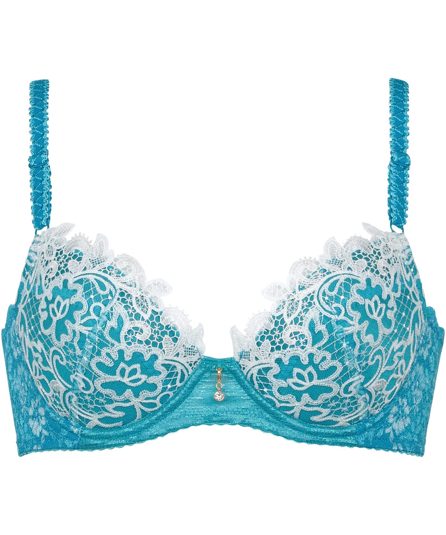 Wing/Wacoal PB2710 Women's Couture Brass, Luxurious, Full Lace Back, Clean Back
