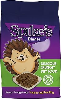Spike's | Hedgehog Food, Delicious Crunchy Dry | High in Fibre, with Fresh Chicken | Suitable for Adults & Hoglets | Made in the UK (2.5kg)