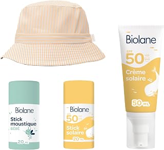 BIOLANE - Kit Protected all summer Baby - Sun SPF 50 & Anti-Mosquito
