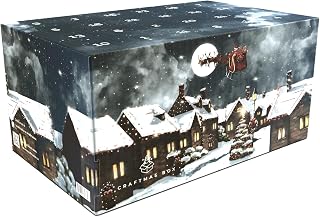 Night Before Christmas DIY Advent Calendar | 24-Day Fillable Christmas Countdown Box for Holiday Gifting & Decor | Fun for Adults & Teens | Craftmasbox