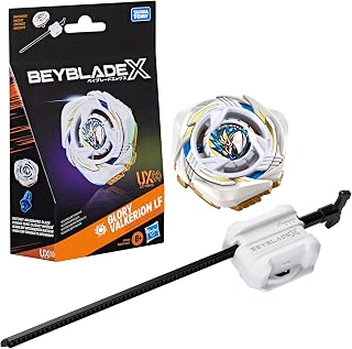 Beyblade X Starter Pack Glory Valkerion LF UX Infinity, Takara Tomy de Type Attaque et Lanceur, Toupies de Compétition, Dès 8 Ans