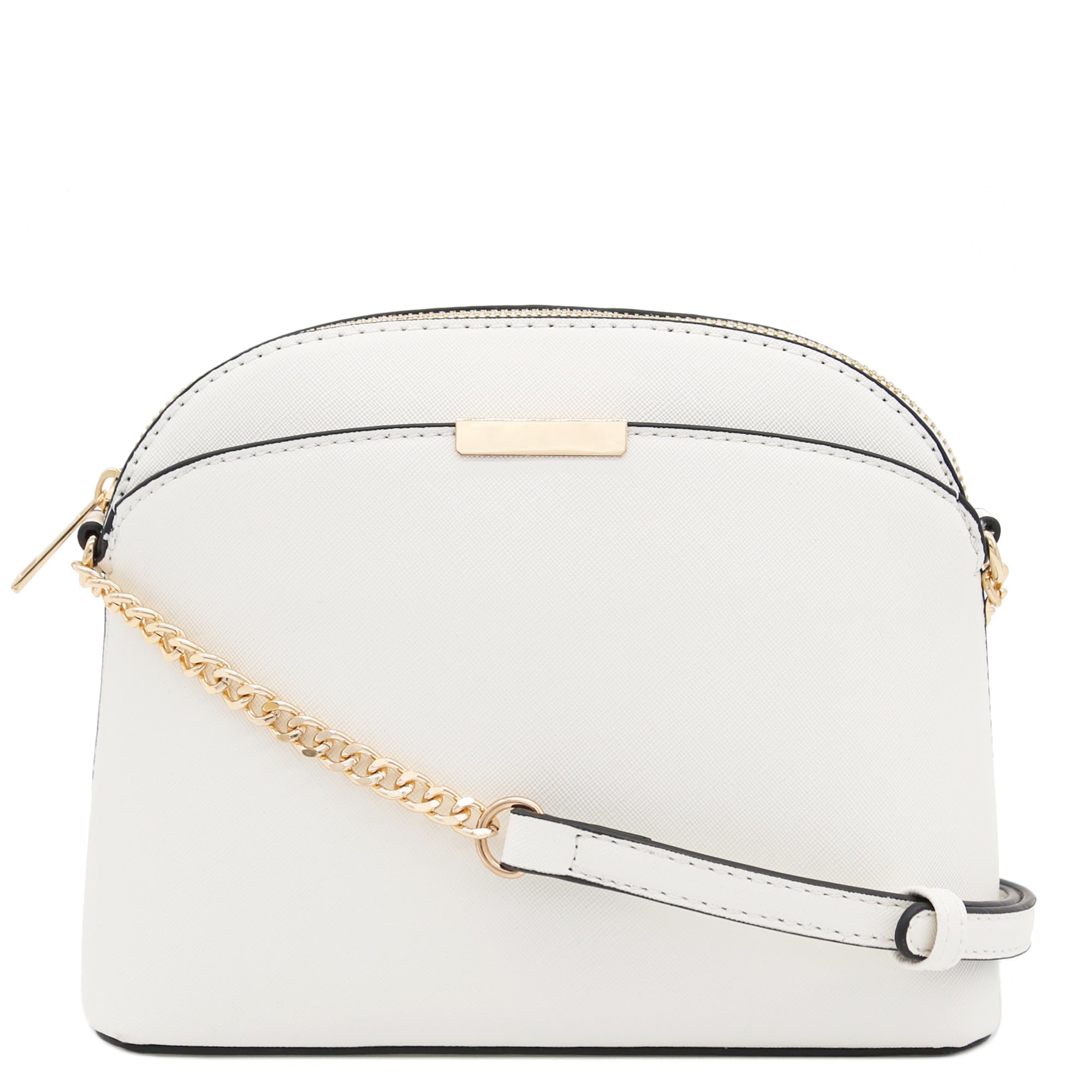 FashionPuzzle Small Dome Crossbody bag with Chain Strap