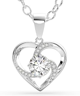 SERASAR Women's Necklace, 925 Sterling Silver, 18ct Gold