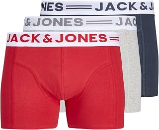 JACK & JONES Sense Trunks 3-Pack Noos Sense Trunks - Pack of 3 Men's Noos (Pack of 3)