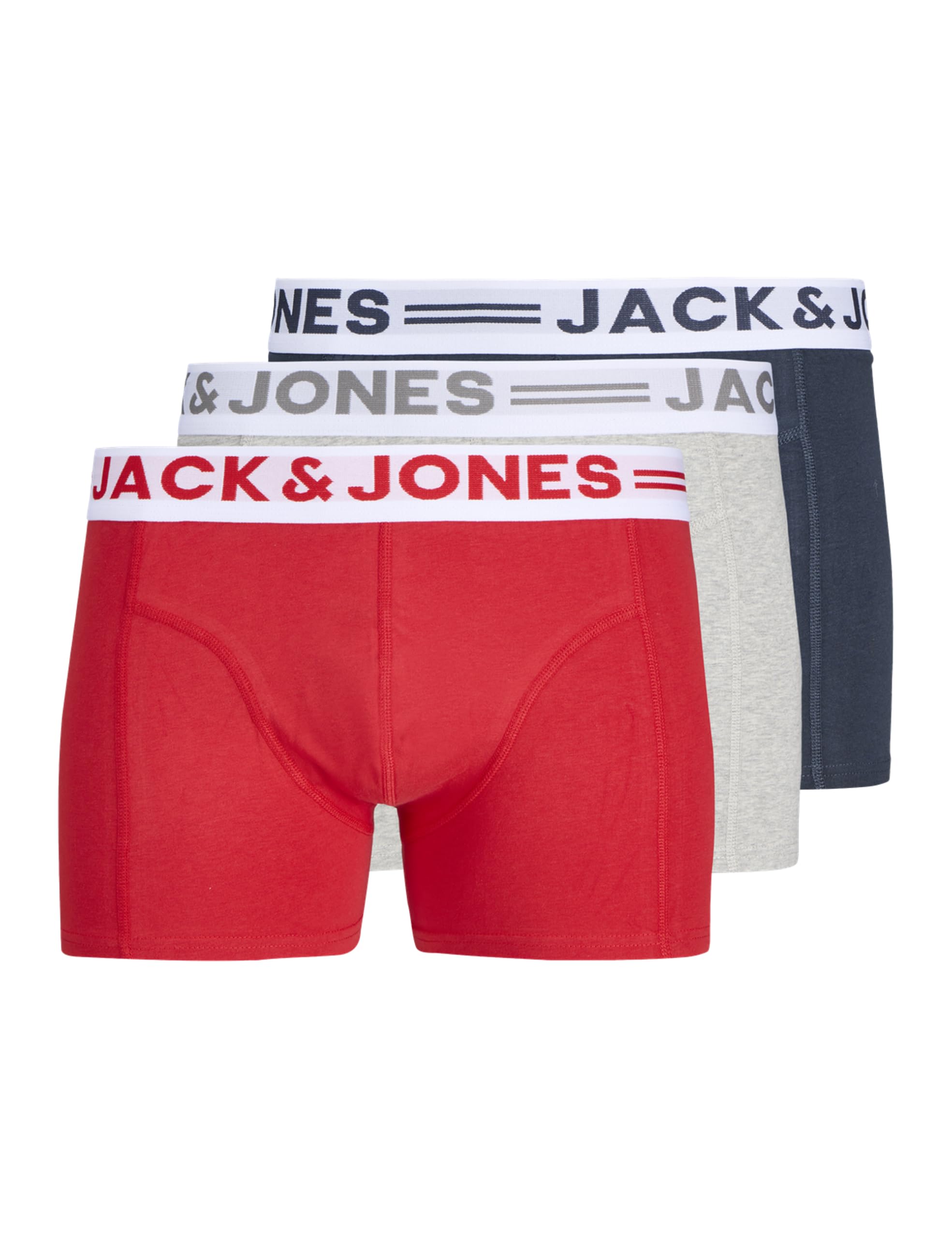 JACK & JONES Sense Trunks 3-Pack Noos Sense Trunks - Pack of 3 Men's Noos (Pack 