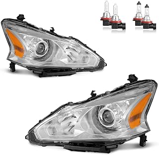 Headlights for 2013-2015 Nissan with High/Low Beam Bulbs