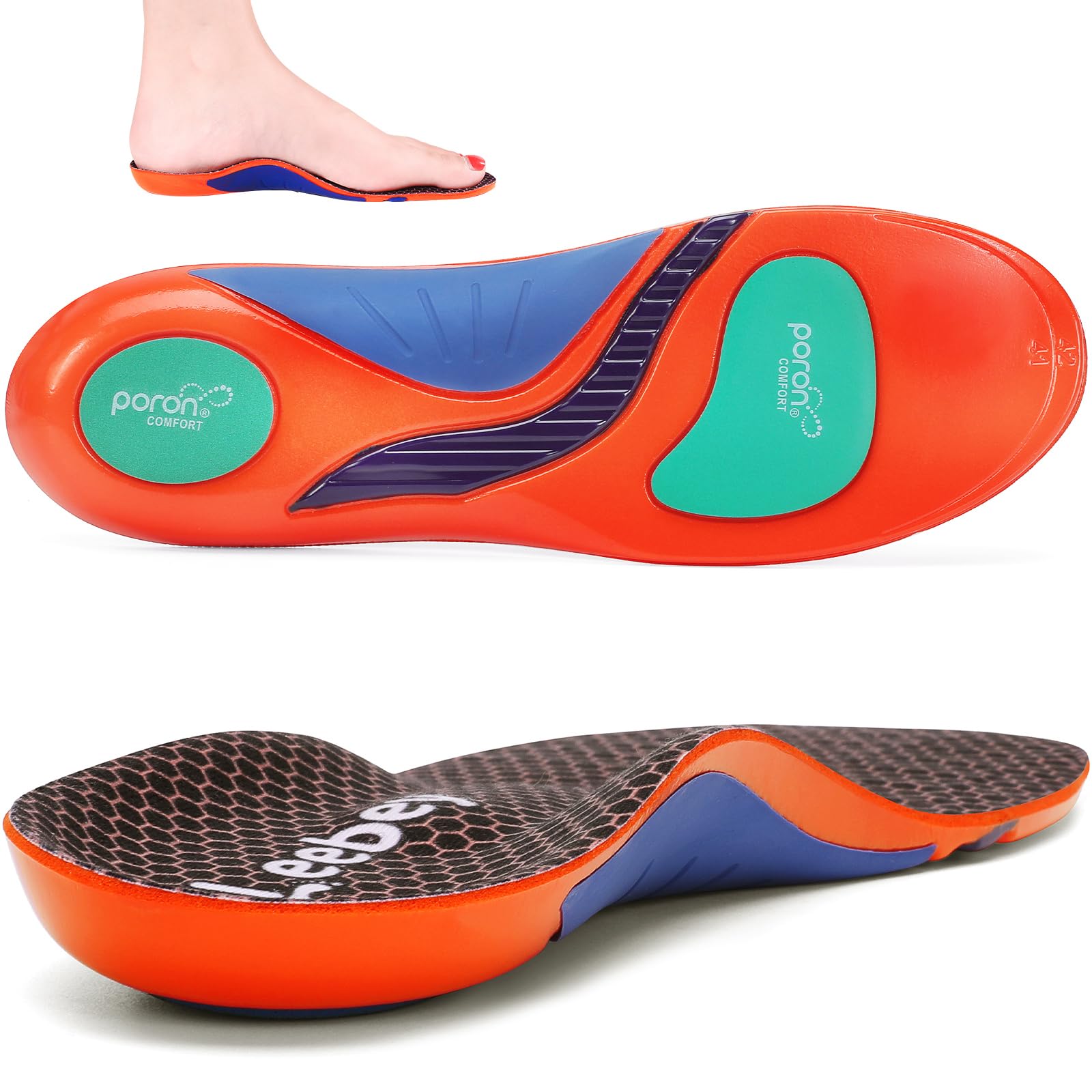 Orthopaedic Insoles Men Women Soft Arch Support Insoles Comfort Arch Support Sho