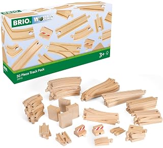 BRIO 63377200 Track Pack, 50-Piece