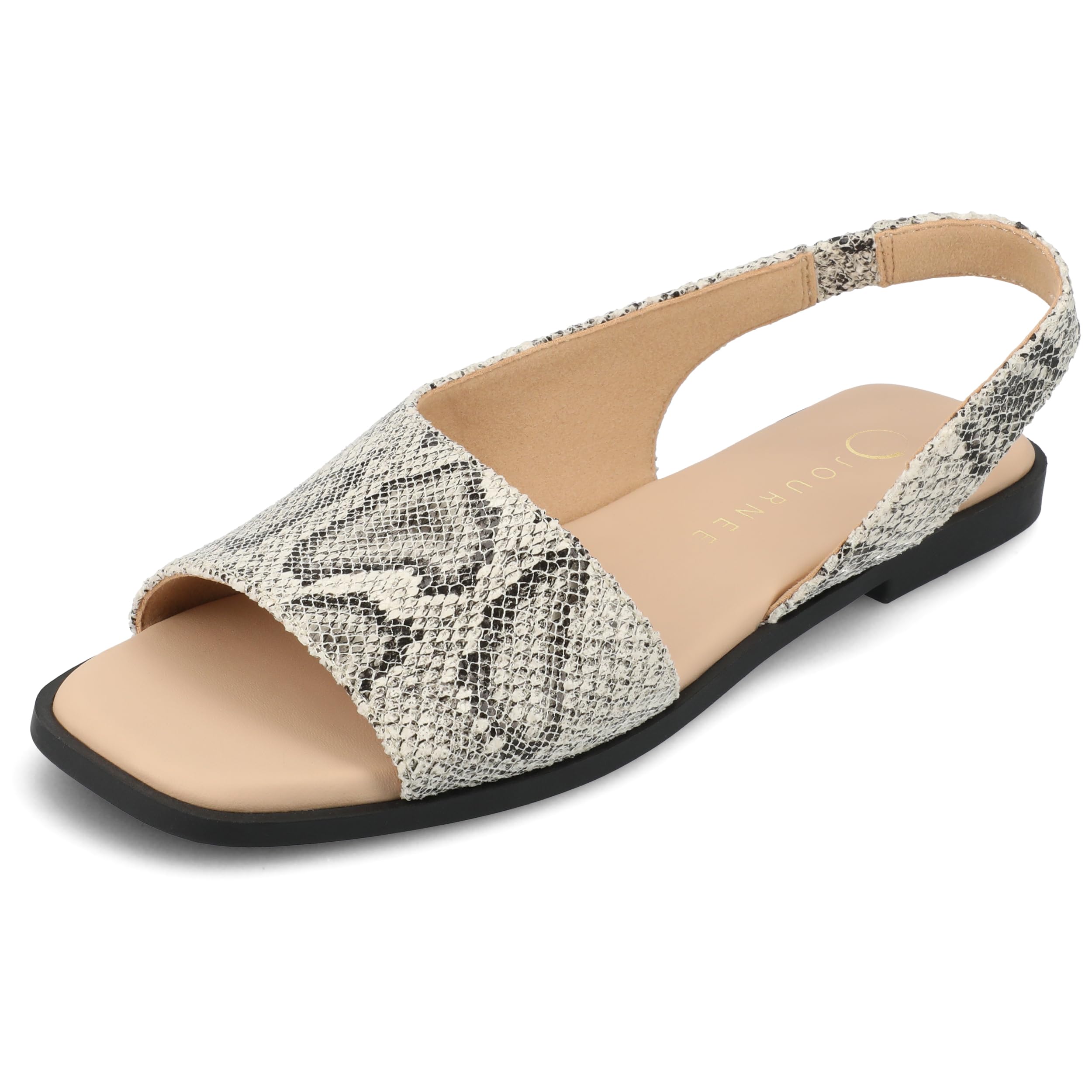 Journee Collection Women's Brinsley Slingback Flat Sandals