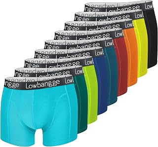 Boxer Shorts Mens (Pack of 9) Sports Underwear Multipack Trunks Cotton Boxer Briefs