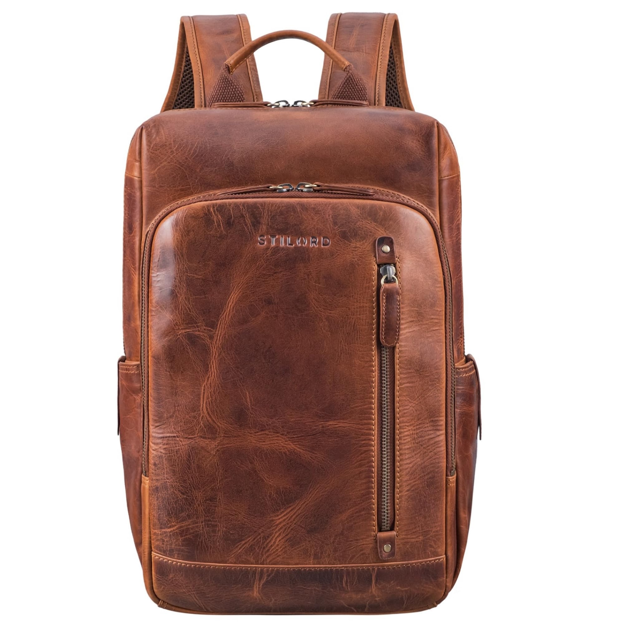 STILORD Johnson Men's Vintage Leather Business Backpack for MacBook 13.3 Inches 