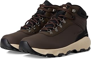 Columbia Newton Wander Women's Leather Hiking Shoes, Cordoba/Black, 8.5 Wide