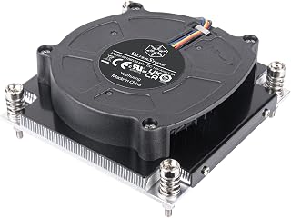 SilverStone Technology XE01-1700A 1U Server/Workstation CPU Cooler for LGA 1700 & LGA1851socket, SST-XE01-1700A
