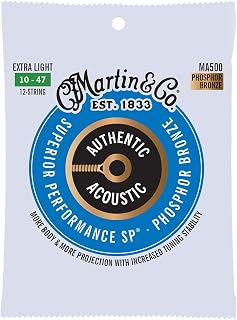 Martin MA500 Authentic Acoustic - SP - Phosphor Bronze 12 String Extra Light ( 10-47 ),41Y18MA500