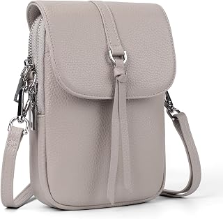 befen Genuine Leather Small Crossbody Bags for Women, Cell Phone Purse Cross body Bag Purse with RFID Card Slots
