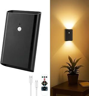 Toowell 5000mAh Battery Wall Lights Motion Sensor Lights Indoor,1 Pack
