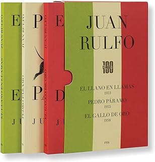 Juan Rulfo. Estuche conmemorativo: Pedro Páramo. Llano en Llamas. Gallo de Oro (Spanish Edition)