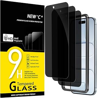 NEW'C for iPhone Air Privacy Screen Protector, Tool Included