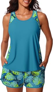 Summer Mae 2025 Women's Tankini Swimsuit Jacket with Sporty Pockets