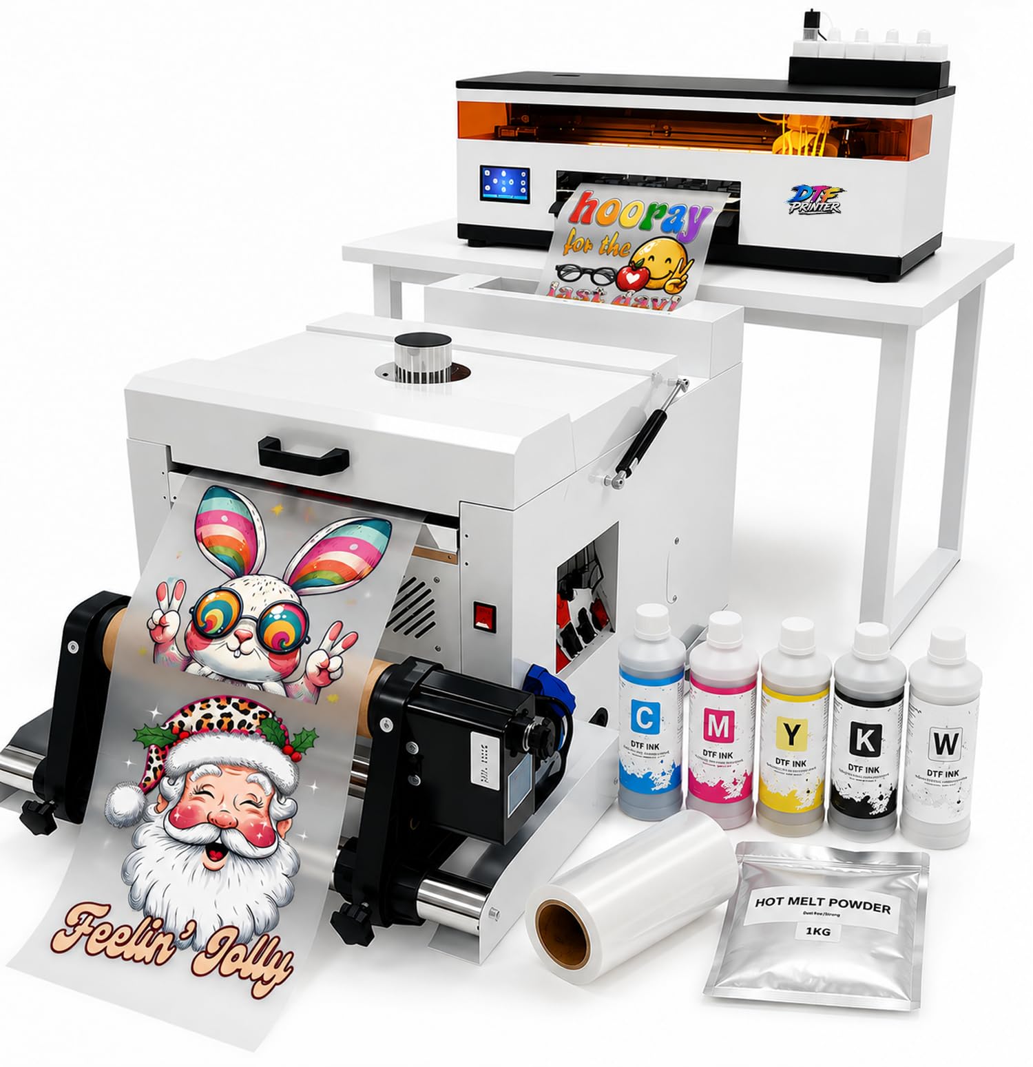 DTF Printer with XP600 Printhead & Automatic Oven for T-Shirt Printing | Complet