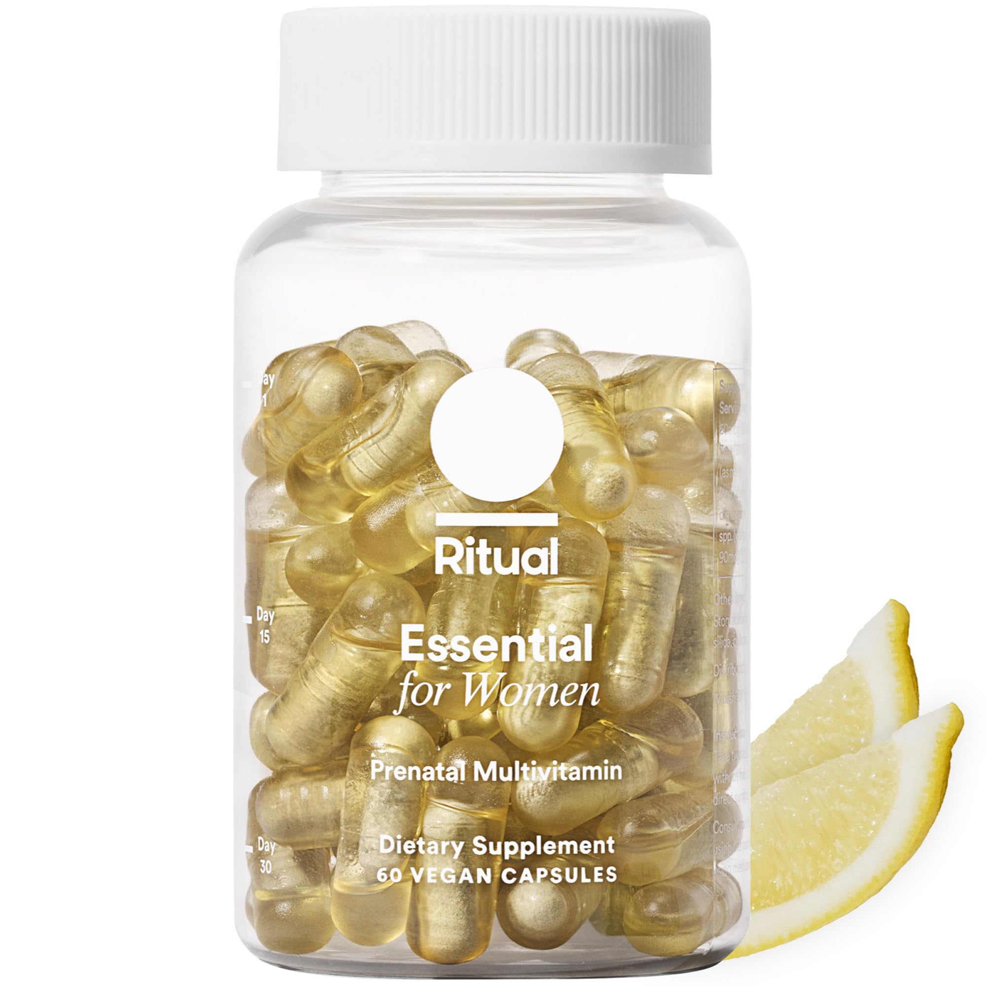 Ritual Women's Prenatal Multivitamins - Omega-3 DHA - 30 Servings | Clinical-Bac