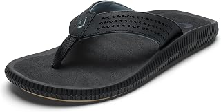 OluKai Ulele Men's Beach Sandals, Water Resistant Flip Flops
