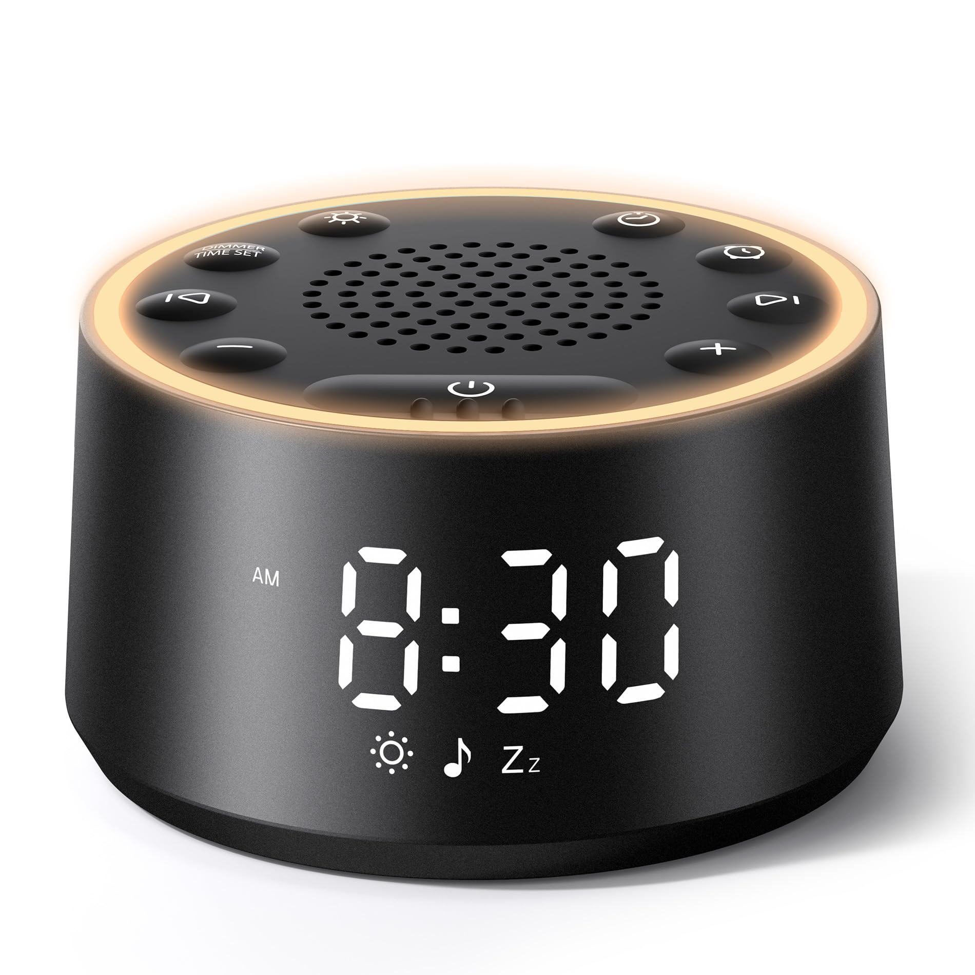 Dreamegg D1 Nova Sound Machine Alarm Clock for Sleep, White Noise | 25 Sounds, 7