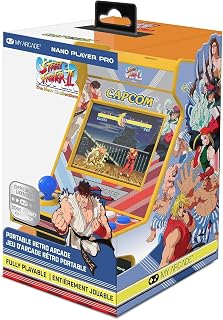 My Arcade Super Street Fighter II Nano Player: Retro Gaming, 2 Games | 4.8" Video Game, 2" Screen