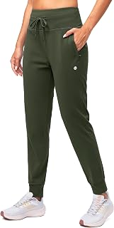 G Gradual Women's Fleece Lined Joggers Water Resistant Hiking Pants